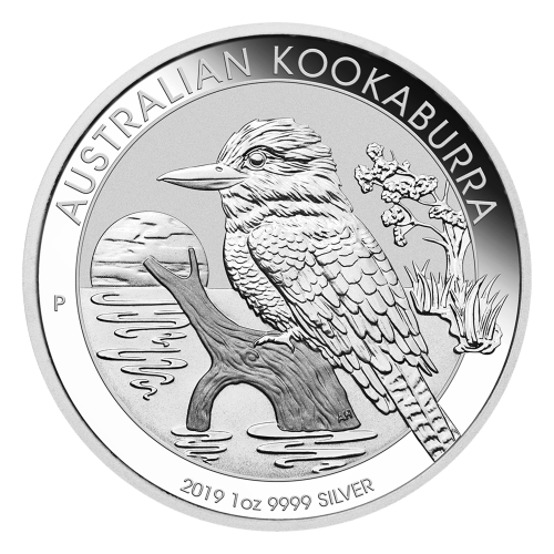 Pièce 1 once d'argent Kookaburra australien 2019 | Monnaie de Perth