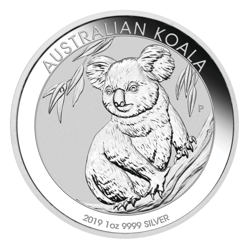 Pièce 1 once d'argent Koala australien 2019 | Monnaie de Perth