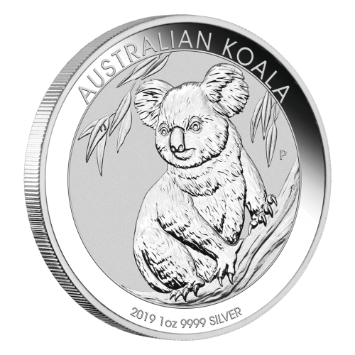 Pièce 1 once d'argent Koala australien 2019 | Monnaie de Perth
