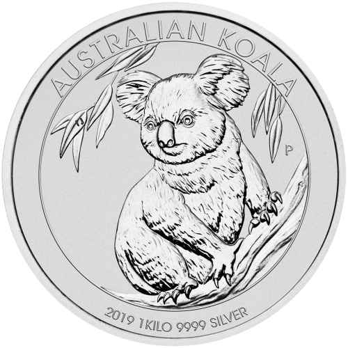 Pièce 1 kilo d'argent Koala australien 2019 | Monnaie de Perth