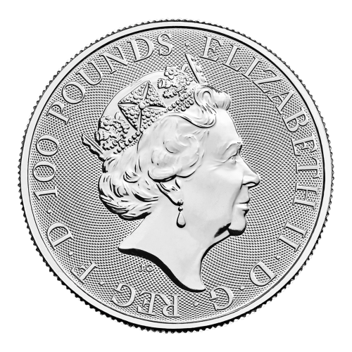 1 oz 2019 Queen's Beasts Unicorn of Scotland Platinum Coin | The Royal Mint