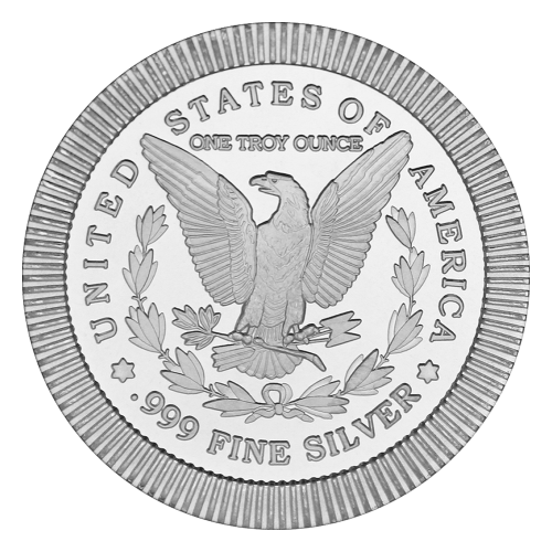 1 oz Morgan Stackable Silver Round | Silvertowne Mint