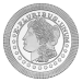 1 oz Morgan Stackable Silver Round | Silvertowne Mint