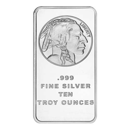 10 oz Britannia & Liberty Silver Bar | The Royal Mint | Silver