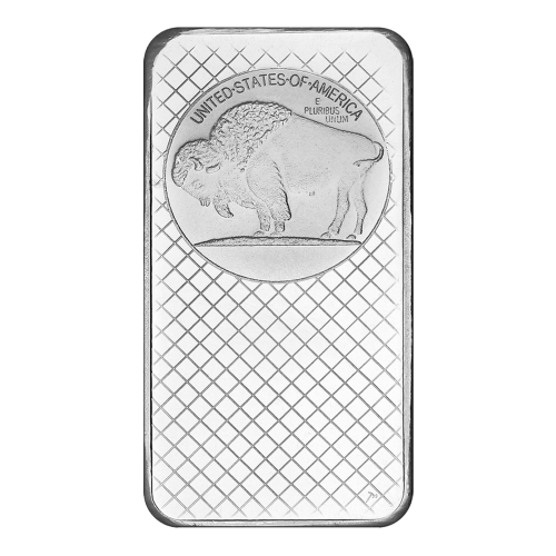 10 oz Buffalo Silver Bar | Silvertowne Mint