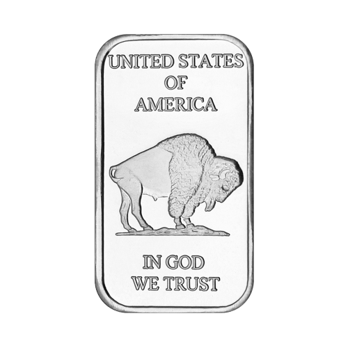 1 oz Buffalo Silver Bar | Silvertowne Mint