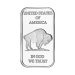 1 oz Buffalo Silver Bar | Silvertowne Mint