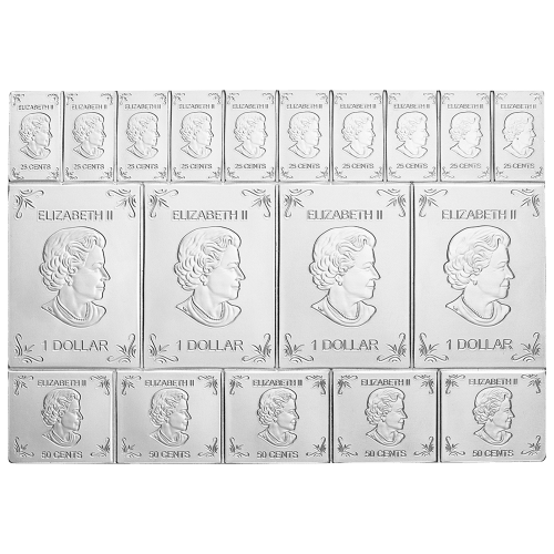 Pièce Multibar Flex 2 onces d'argent Feuille d'érable 2018 | Monnaie royale canadienne