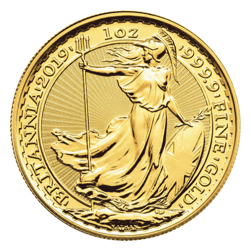 Pièce d'or Britannia 2019 de 1 once