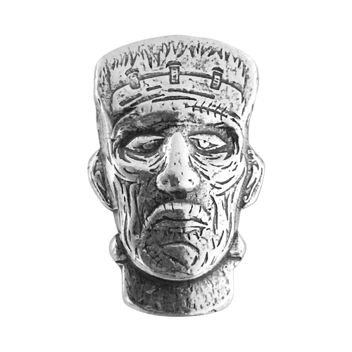 1,5 once Lingot d'argent Tête de monstre Frankenstein | Monarch Precious Metals