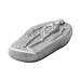 3 oz Skeleton Silver Bar | Monarch Precious Metals