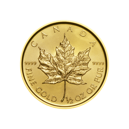 1/2 oz 2019 Canadian Maple Leaf Gold Coin | Royal Canadian Mint