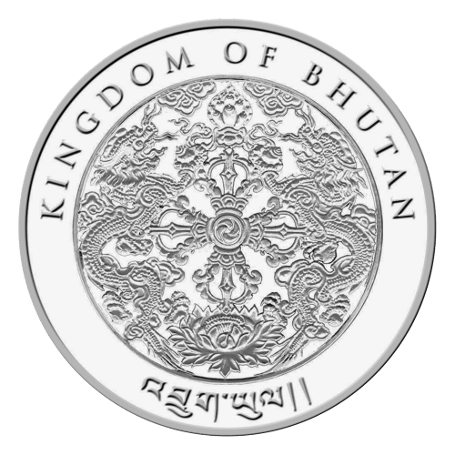 1 oz 2019 Kingdom of Bhutan Lunar Year of the Boar Silver Coin