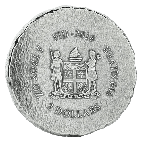 Pièce 5 onces d'argent vieillie Armée de terre cuite 2018 Monnaie de Scottsdale