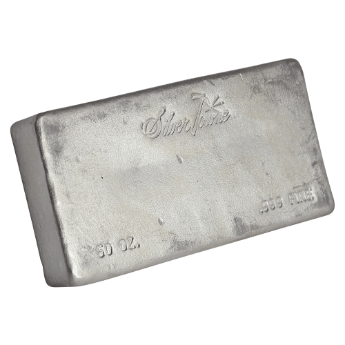 純銀メダル 約50ｇ 50 oz Silver Bar | Silvertowne Mint | Silver Gold Bull Canada