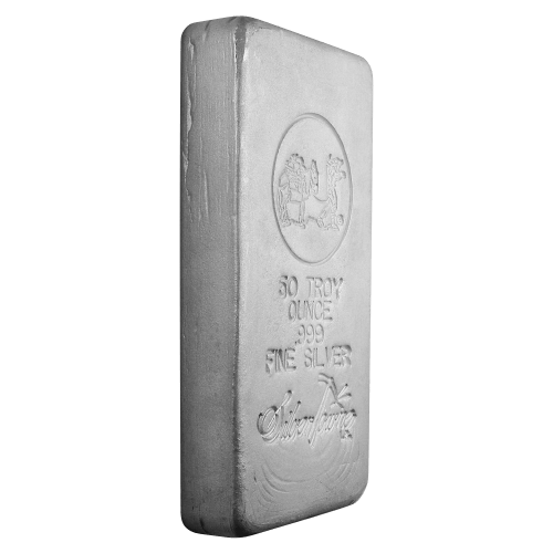 50 oz Silver Bar | Silvertowne Mint | Silver Gold Bull Canada