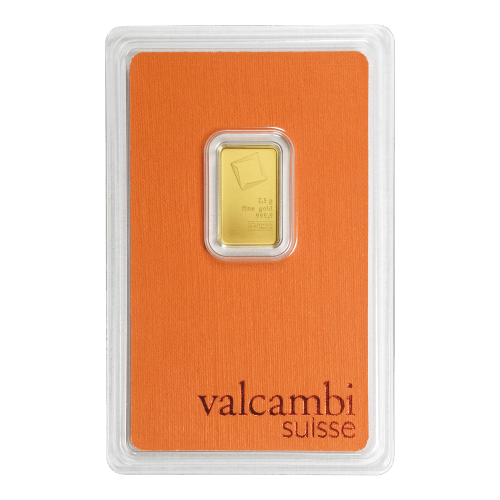 2.5 gram Gold Bar | Valcambi
