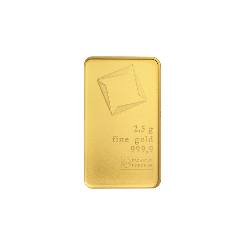 2.5 gram Gold Bar | Valcambi