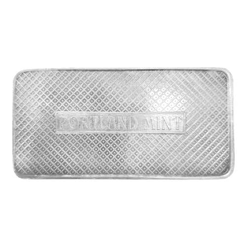 10 oz Portland Mint Art Silver Bar