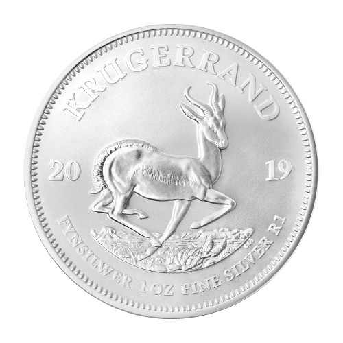 1 oz 2019 Krugerrand Silver Coin | Rand Refinery