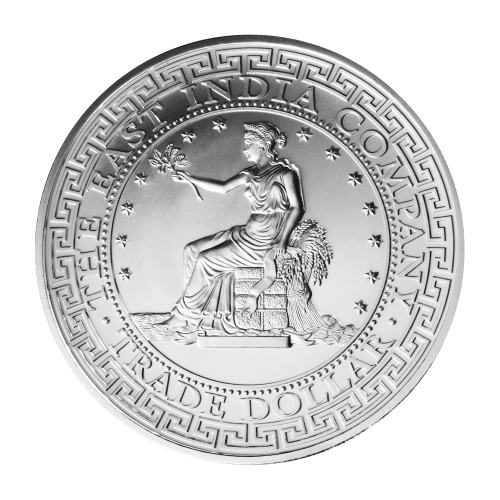 1 oz 2018 Saint Helena US Trade Dollar Silver Coin