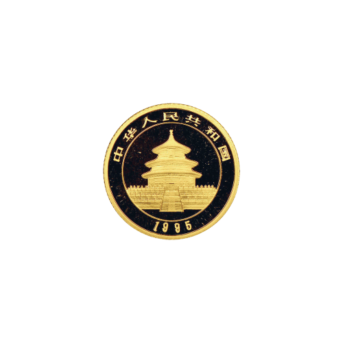 Pièce d'or Panda Chine 1995 1/20 once
