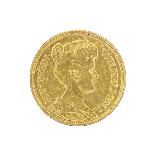 Random Year Netherlands 5 Guilder Gold Coin