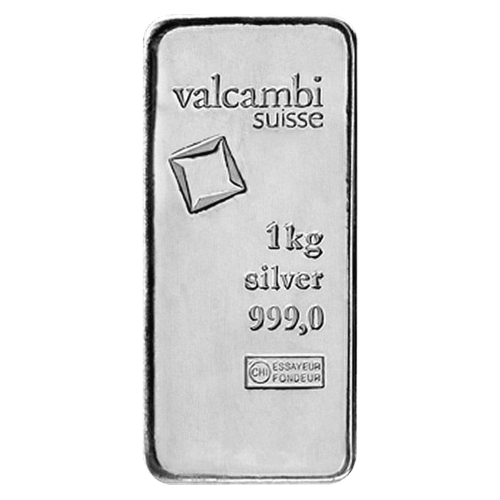 1 kilo Silver Bar | Valcambi