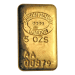 5 oz Vintage Hand Poured Gold Bar | Johnson Matthey