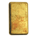 5 oz Vintage Hand Poured Gold Bar | Johnson Matthey