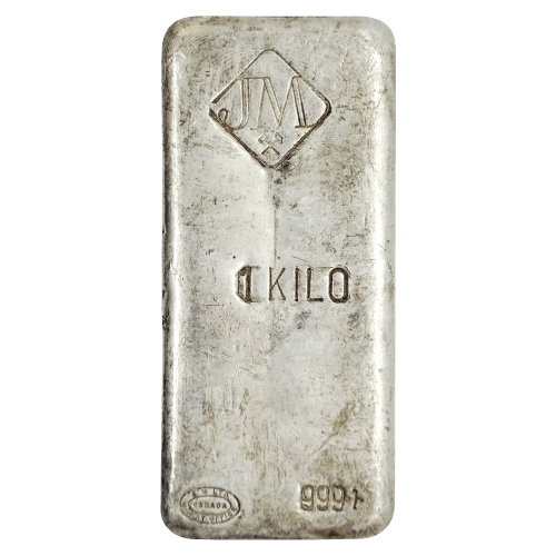 1 kilo Vintage Silver Bar | Johnson Matthey