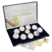 1992 Albertville Olympic 10 Piece Coin Set