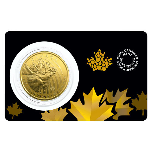 Série Cris d'animaux sauvages 2019 1 once | Pièce d'or Orignal