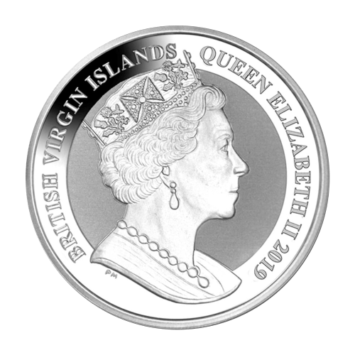 1 oz 2019 British Virgin Islands Una and the Lion Silver Coin | Pobjoy Mint