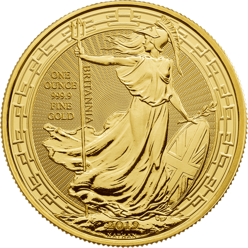 Pièce 1 once d'or Britannia Frontières orientales 2019