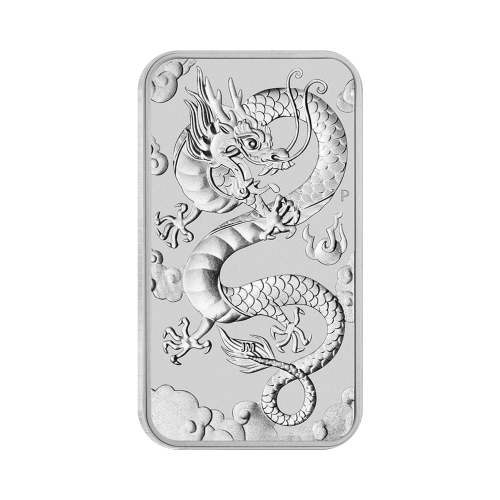 1 oz 2019 Dragon Silver Rectangular Coin | Perth Mint | Silver