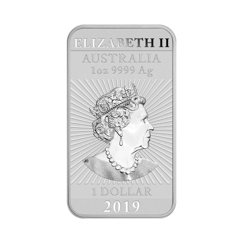1 oz 2019 Dragon Silver Rectangular Coin | Perth Mint | Silver