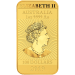 Pièce rectangulaire 1 once d'or Dragon 2019 | Monnaie de Perth