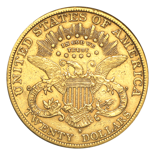 Random Year $20 Liberty Double Eagle VF Gold Coin | United States Mint