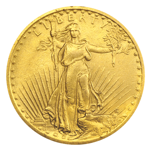 Random Year $20 Saint-Gaudens Double Eagle XF Gold Coin | United States Mint