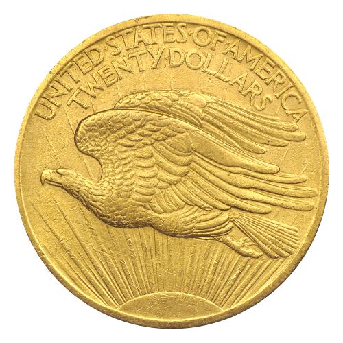 Random Year $20 Saint-Gaudens Double Eagle XF Gold Coin | United States Mint