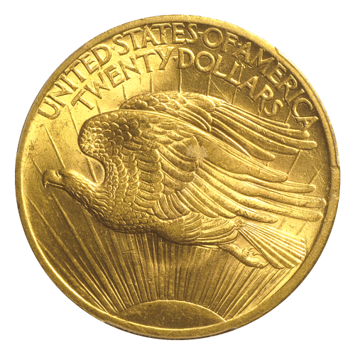 Random Year $20 Saint-Gaudens Double Eagle MS-63 Gold Coin | United States Mint