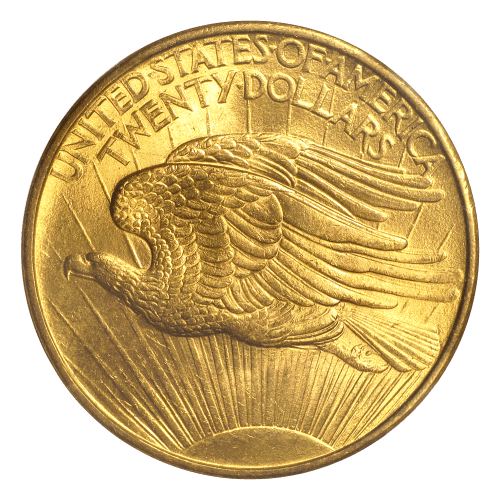Random Year $20 Saint-Gaudens Double Eagle MS-64 Gold Coin