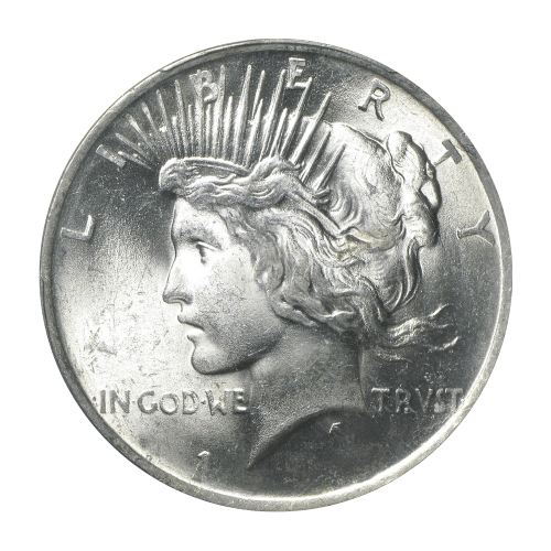 Random Year Peace Silver Dollar PCGS MS-64 Silver Coin | United States Mint