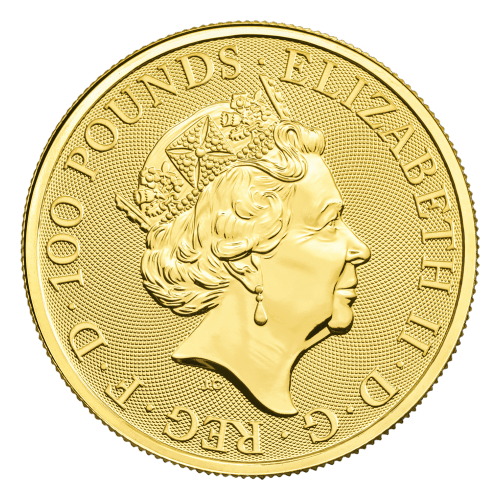Pièce 1 once d'or Les Bêtes de la Reine : Yale de Beaufort 2019 | La Monnaie royale