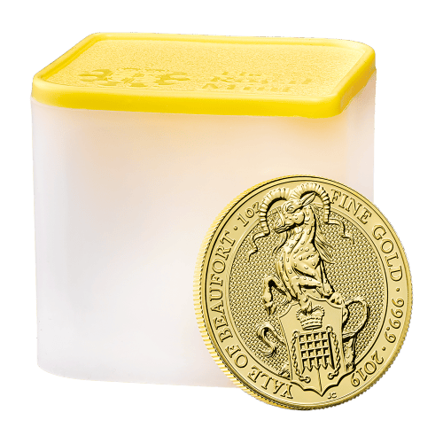 Pièce 1 once d'or Les Bêtes de la Reine : Yale de Beaufort 2019 | La Monnaie royale