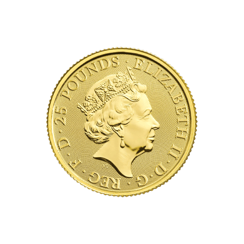 Pièce 1/4 once d'or Les Bêtes de la Reine : Yale de Beaufort 2019 | La Monnaie royale