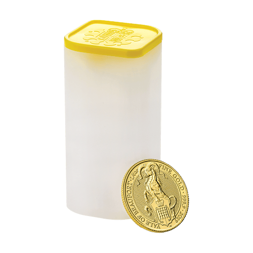 Pièce 1/4 once d'or Les Bêtes de la Reine : Yale de Beaufort 2019 | La Monnaie royale