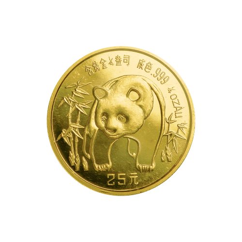 1/4 oz 1986 Chinese Panda Gold Coin | Chinese Mint