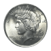 Pièce en argent MS-64 NGC Dollar de la Paix en argent Année aléatoire | Monnaie des États-Unis